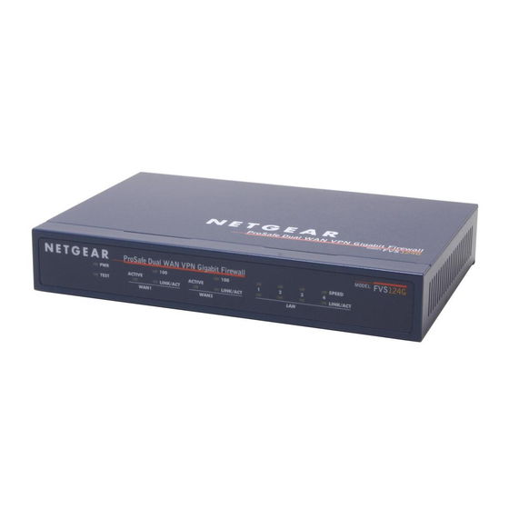 NETGEAR ProSafe FVS124G Reference Manual