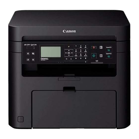 Canon MF244DW Getting Started