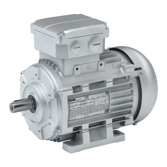 Lenze IE2 m550-H Mounting And Switch-On Instructions