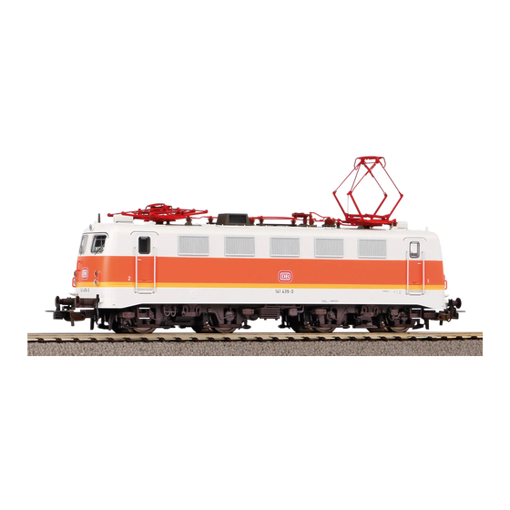 User Manuals: PIKO BR 141 Electric Locomotive