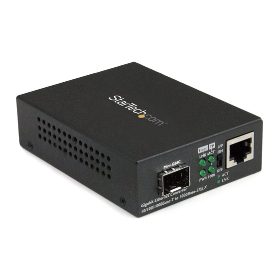 StarTech.com MCM1110SFP Instruction Manual