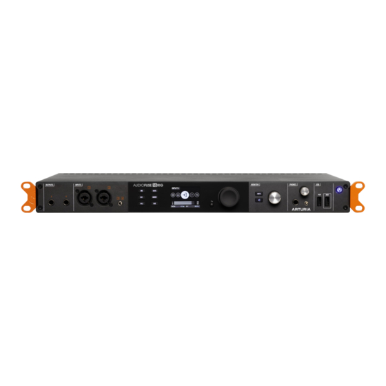 Arturia AUDIOFUSE 16RIG User Manual
