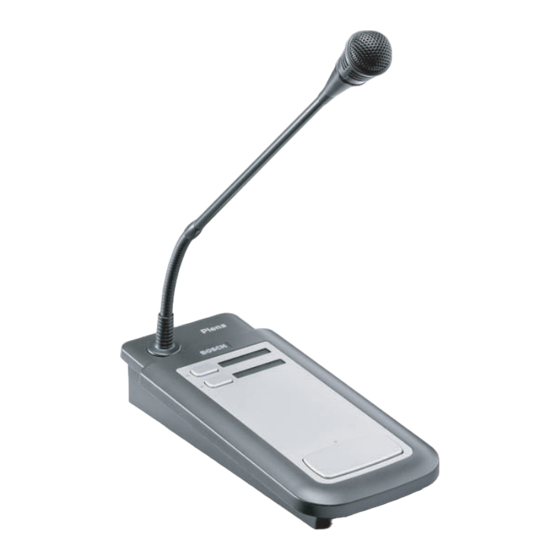 Bosch Plena PLE-2CS Installation And User Instructions Manual