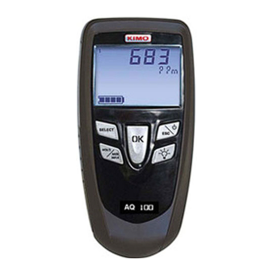 Kimo AQ 100 User Manual