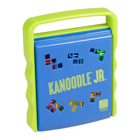 Educational Insights kanoodle jr. Manual