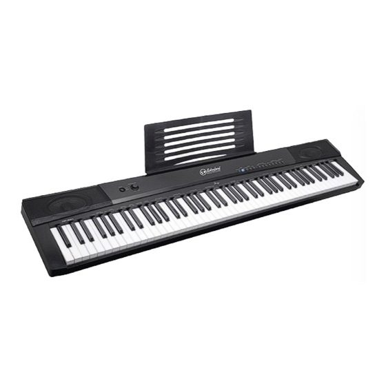 Schubert Preludio Manual