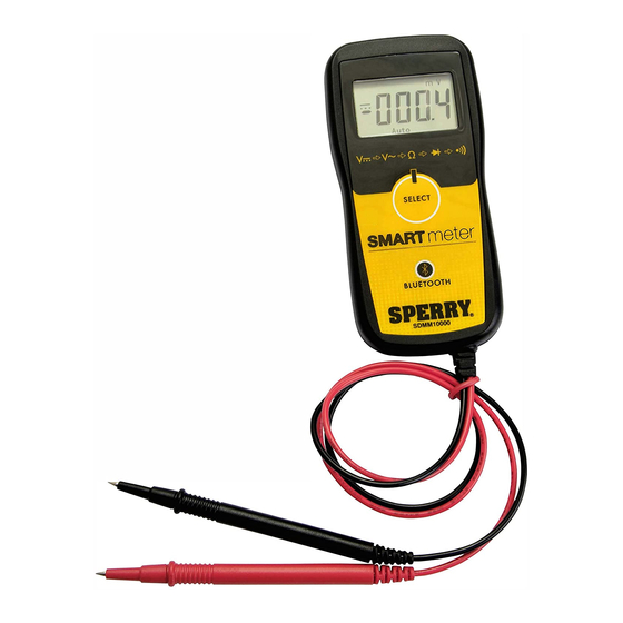 Sperry instruments SMART meter Operating Instructions Manual