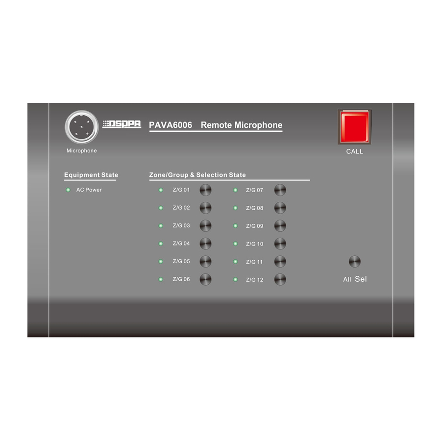 DSPPA PAVA6500 Manuals