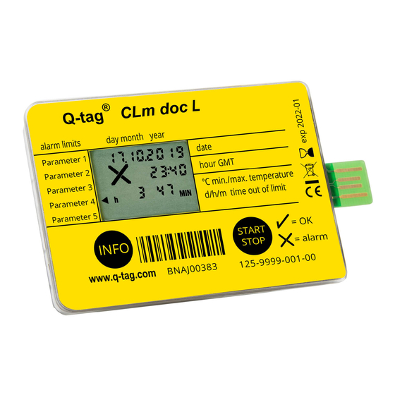 berlinger Q-tag CLm doc User Manual