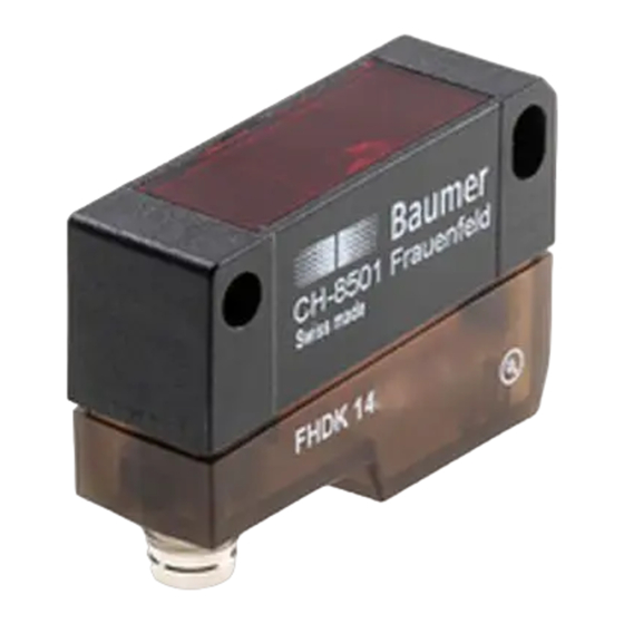 Baumer OPDK 14N5901/S35A Instructions