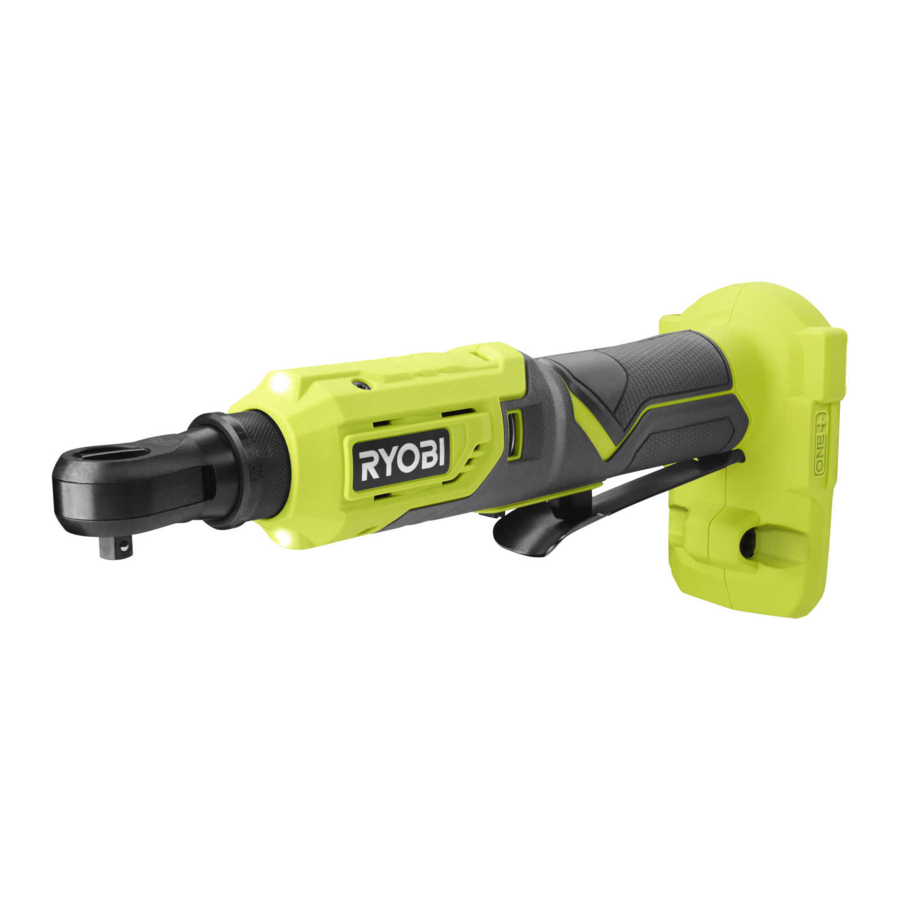Ryobi PRC01 - 18V ONE+ 1/4" Ratchet Manual
