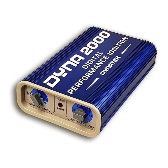 DYNATEK DDK1-10 Installation Manual