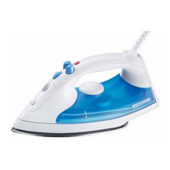 SEVERIN Steam Iron Instructions For Use Manual
