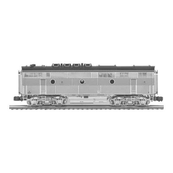 Lionel Powered F7 B-Unit Diesel Locomotive Owner's Manual