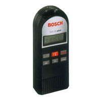 Bosch DUS 20 plus Operating Instructions Manual