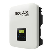 Solax Power X1 Series User Manual