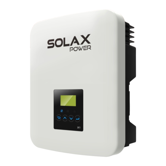 SolaX Power X1 Series User Manual