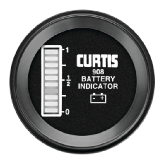Curtis Instruments 908 Instructions Manuals