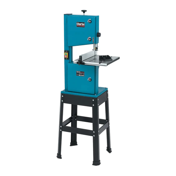 Clarke Woodworker CBS250 Operating & Maintenance Instructions