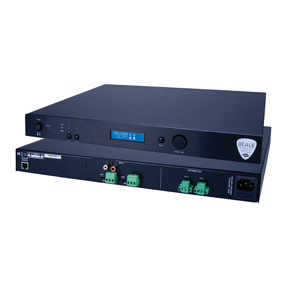 Vanco Beale Street Audio BAV4250 Installation Manual