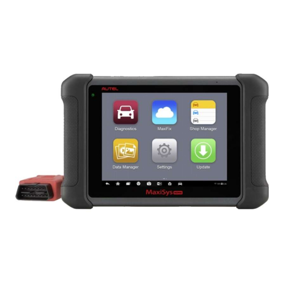 Autel MaxiSys MS906 Pro-TS Quick Reference Manual