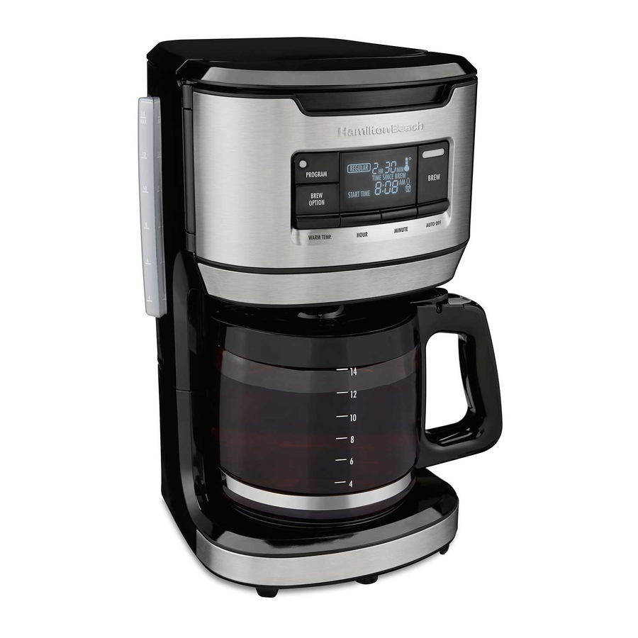 Hamilton Beach 46390 Coffee Maker Manuals