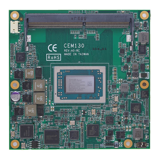 AXIOMTEK CEM130 Quick Installation Manual