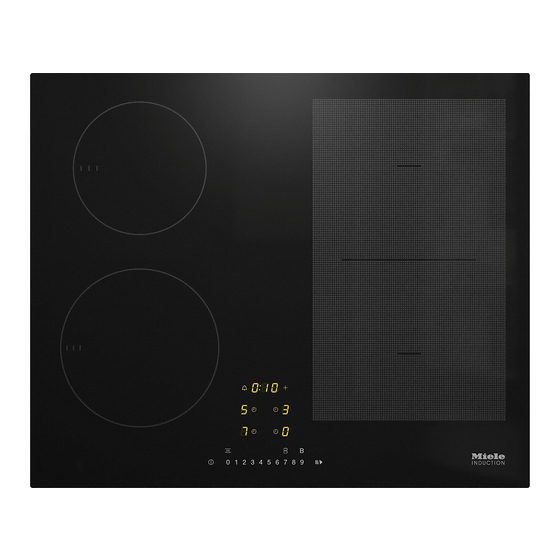 Miele KM 7404 FX Operating And Installation Instructions