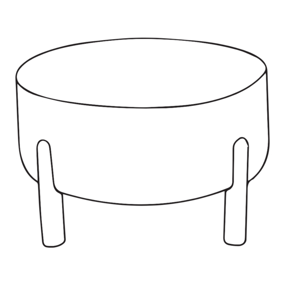 Mocka Kenzo Round Ottoman Assembly Instructions