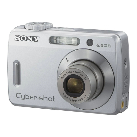 Sony Cyber-shot DSC-S500 Instruction Manual