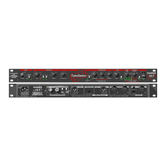 Drawmer TS1 Operator's Manual