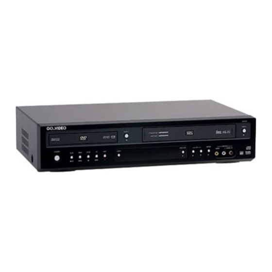 GoVideo DV3130 User Manual