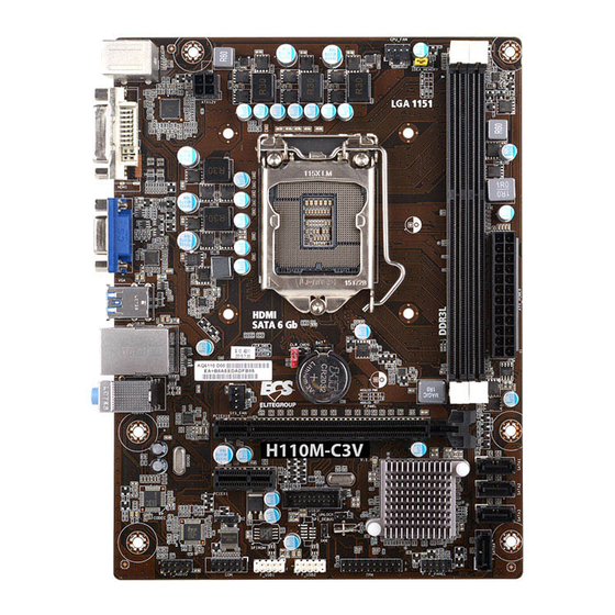 ECS H110M-C3D User Manual