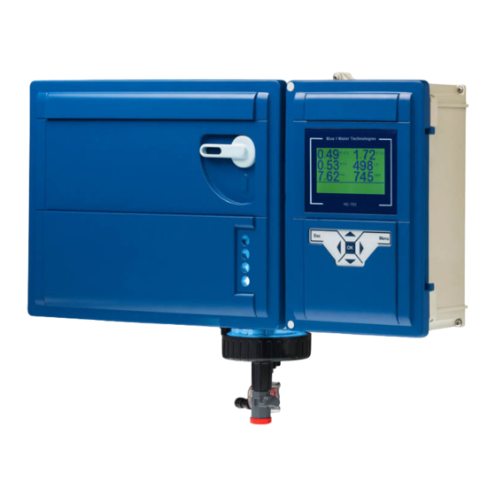 User Manuals: Blue I HYDROGUARD HG-702 Quality Analyzer