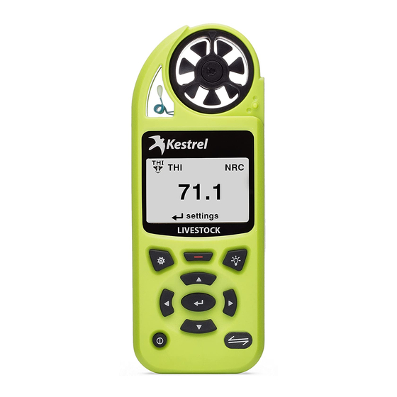 Kestrel 5000AG User Manual
