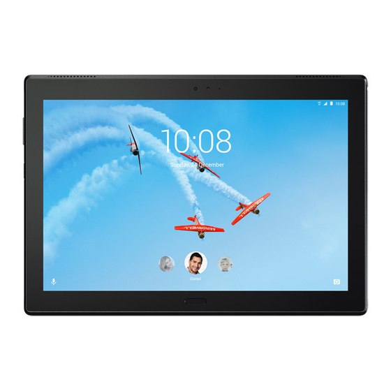 Lenovo TAB4 10 Plus Safety, Warranty & Quick Start Manual