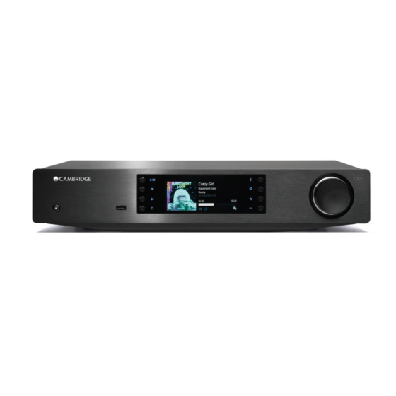 Cambridge Audio CXN Service Manual