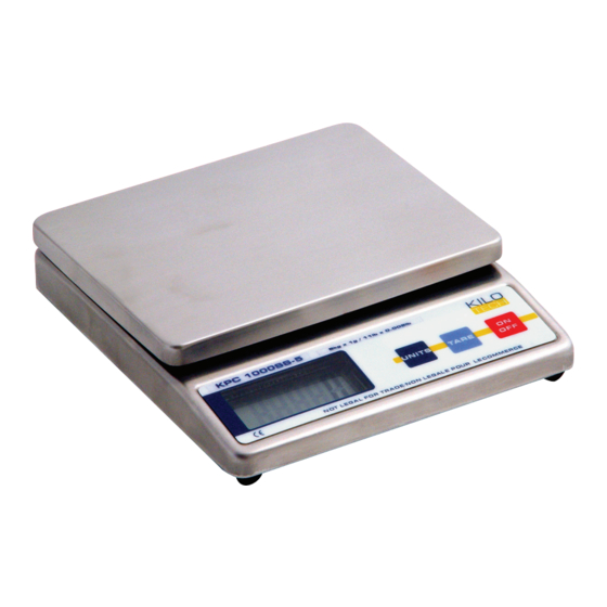 Kilotech KPC 1000 SS Series Calibration Manual