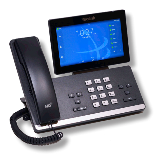 Star2Star Yealink SIP-T58A Quick User Manual