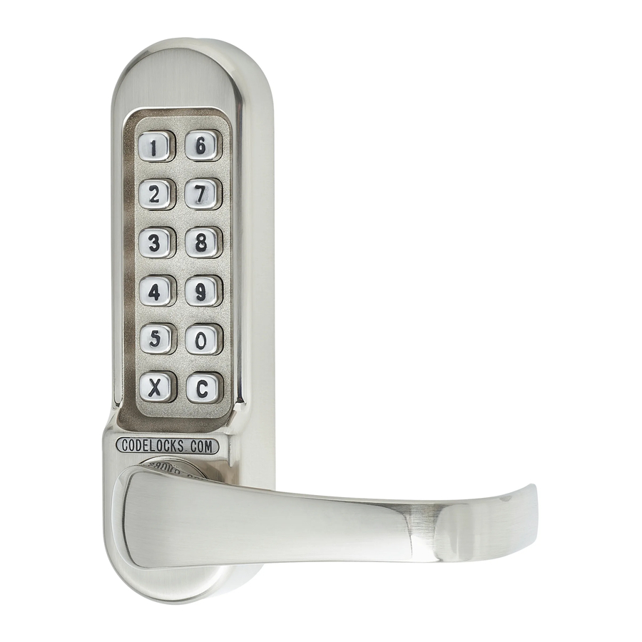 CODELOCKS CL500 Instructions Manual