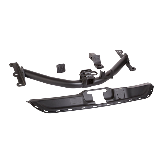 Acura Trailer Hitch User's Information Manual