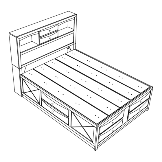 Round Hill Furniture EMILY B110 Assembly Instructions Manual