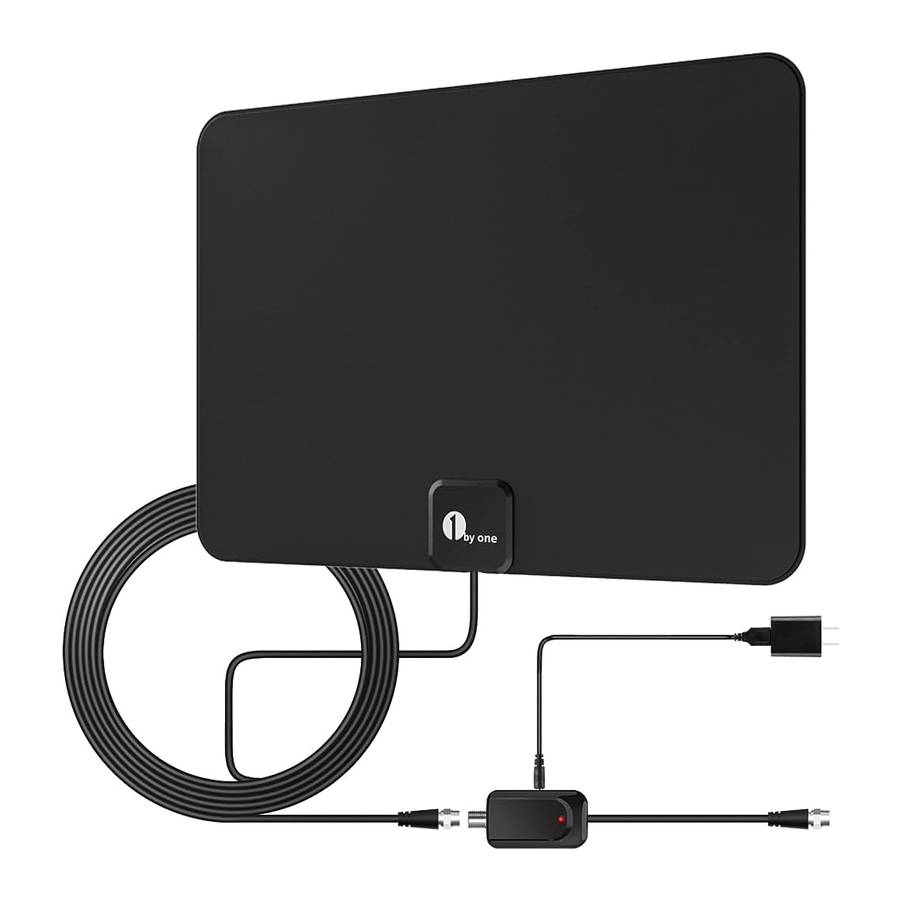 1byone OUS00-0186 - Amplified Digital Indoor HDTV Antenna Manual ...