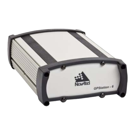 Novatel GPStation-6 User Manual