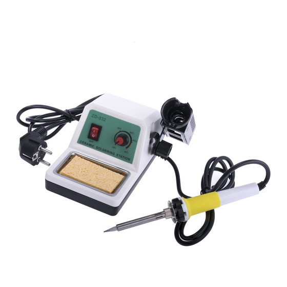 Zhongdi ZD-932 Quick Start Manual