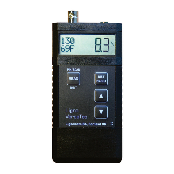 Lignomat Ligno-VersaTec V-0 User Instructions