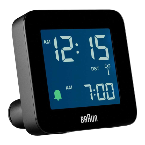Braun BC09 Quick Setup Manual