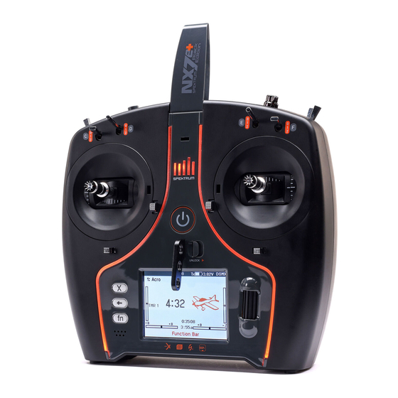 Horizon Hobby Spektrum NX7e+ Manuals