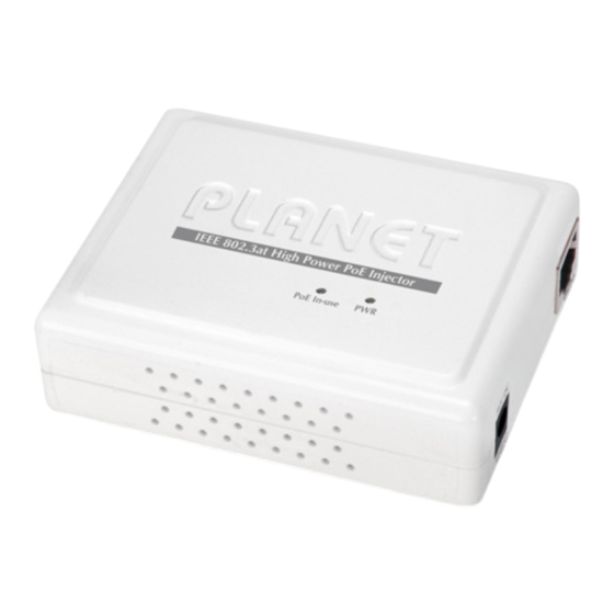 Planet POE-161 User Manual