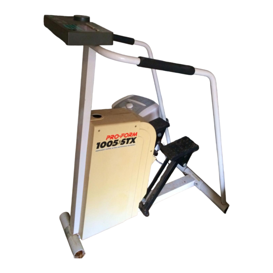 Pro-Form 1005STX Owner's Manual